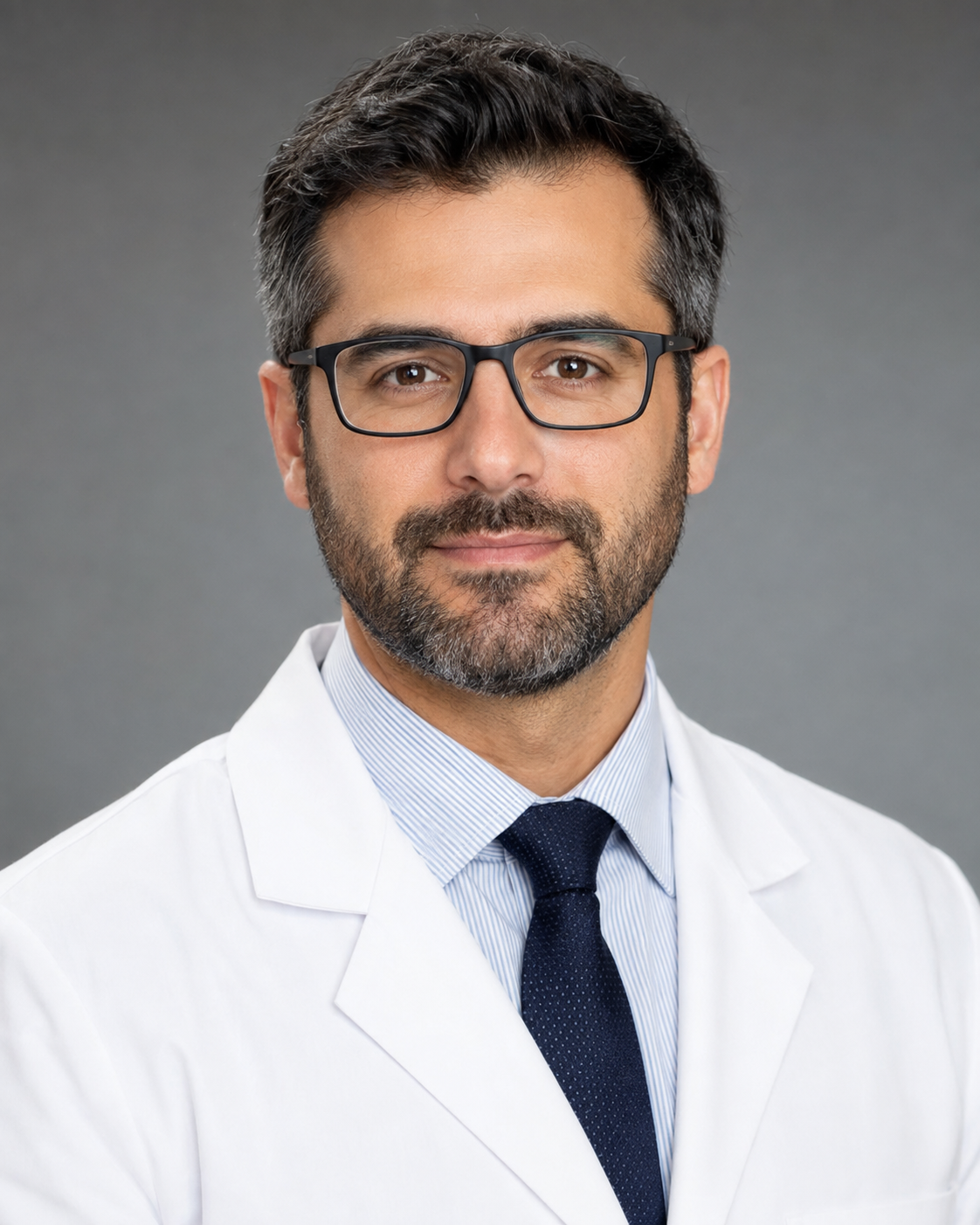 Retrato do médico otorrinolaringologista