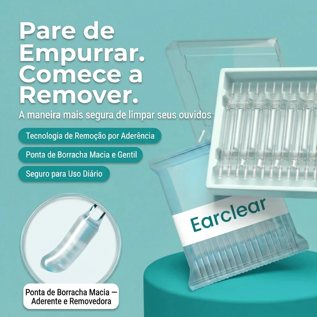Limpador de ouvido adesivo Auriclean